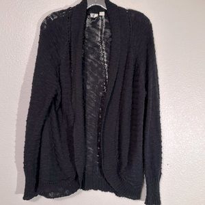 Women’s Medium Black Roxy Cardigan